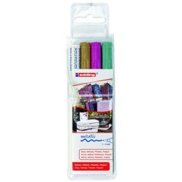 Marcador T.Opaca Perm. Edding 751 Conico Blister De 3 (Oro, Verde Metalico Y Rosa Metalico) Precio: 12.59000039. SKU: B1E3JDEENF