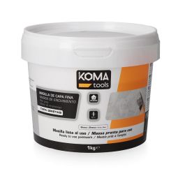 Koma Tools Masilla de Capa Fina Lista al Uso 1 kg Secado Rápido para Reparaciones de Grietas y Agujeros Precio: 4.49999968. SKU: S7919956