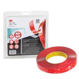 3M 4910F Cinta Acrílica VHB Doble Cara Transparente, Altas Prestaciones, 19mm x 11m, 1mm de Grosor Precio: 47.59000059. SKU: B16EKJR3FR
