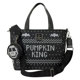 Loungefly Bolso + Monedero Jack Skellington Pesadilla Antes de Navidad Disney Tote Bag 30,48x10,16x26,04cm