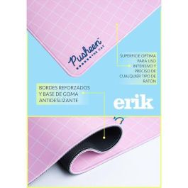 ERIK Alfombrilla gaming Pusheen, tapete de ratón y teclado, 80x35cm, superficie textil impermeable, base de goma antideslizante