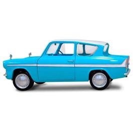 JADA TOYS Harry Potter: Figura Harry con Coche Ford Anglia de Metal (Puertas que se Abren) - Rueda Libre, 30x26x20cm