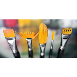 Derwent Pinceles Técnicos Set de 6 Unidades Surtidos para Pintura Artística