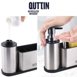 Portaestropajos con dispensador grande Quttin (8 Unidades) Portaestropajos con dispensador grande Quttin (8 Unidades)