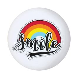 The Concept Factory 2 Espejos De Bolsillo Con Funda Colección Rainbow Rojo Fucsia Blanco Amarillo