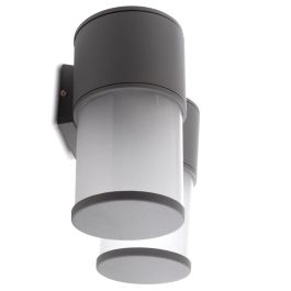 Madison HO-WLIP65-E27-108-103 Aplique de Pared Exterior IP65 Gris Ø108mm Casquillo E27 (Sin Lámpara) Aluminio