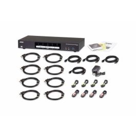 Aten CS1944DP Switch KVMP para Escritorio, 4 Puertos USB 3.0, 4K DisplayPort Doble Pantalla para 2 o 4 PCs