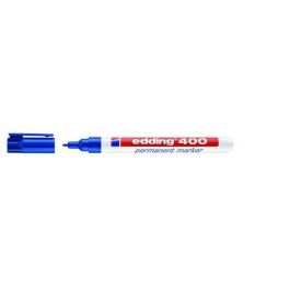 Edding Rotulador permanente 400 azul, punta redonda 1 mm, recargable para papel, metal, vidrio y plásticos Precio: 19.49999942. SKU: S8421296