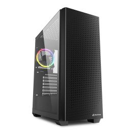 Sharkoon VS9 RGB Midi Tower Negro PC Caja con Ventana y RGB para ATX, micro ATX, Mini-ITX Precio: 102.50000024. SKU: B17C2F9QJH