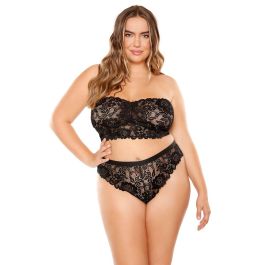 Conjunto de Lencería Fantasy Lingerie Negro (Queen size) Conjunto de Lencería Fantasy Lingerie Negro (Queen size)