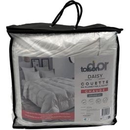 TOISON D'OR - Cálido edredón Daisy (300g/m²) - 220x240cm - Plumas y plumón - 2 personas - Blanco TOISON D'OR - Cálido edredón Daisy (300g/m²) - 220x240cm - Plumas y plumón - 2 personas - Blanco