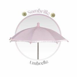 Decuevas Coche de Muñeca Plegable con Sombrilla y Bolso Sophie para Muñecas hasta 48 cm | 38x65x60 cm | Edad 3+ Años
