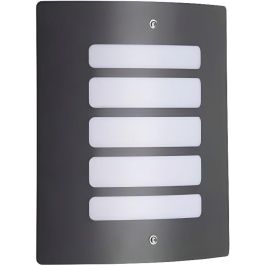 Aplique de exterior Todd - BRILLIANT - Al.29cm - Antracita - 60W - Líneas curvas Aplique de exterior Todd - BRILLIANT - Al.29cm - Antracita - 60W - Líneas curvas