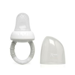 KioKids Alimentador Antiahogo Gris, +6 Meses, Silicona, Lavavajillas, Petits Moments