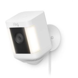 Ring Spotlight Cam Plus Plug-In, Cámara de seguridad IP exterior Wi-Fi Full HD 1080p, Detección de movimiento, Blanco Precio: 193.49999955. SKU: B1HY8K6XMY