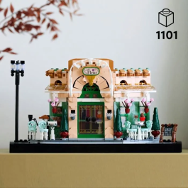 LEGO 10362 Cafetería Francesa: Decoración de Estantería Parisina Set para Adultos