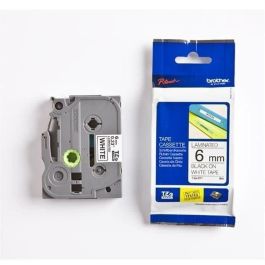 BROTHER Cinta laminada blanco/negro 6mm Precio: 11.88999966. SKU: S8402420