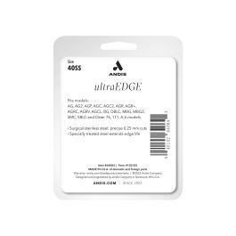 Andis S-40 Cuchilla UltraEdge Profesional de Acero Inoxidable 0.25 mm para Corte Preciso, Afilada y Anti-Corrosión