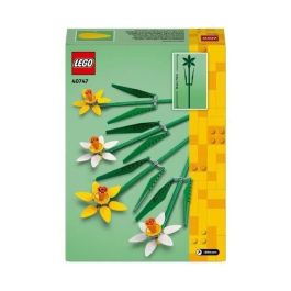LEGO Narcisos Flores 40747 Set de Construcción con 4 Narcisos en Tonos Pastel para Niños y Adultos
