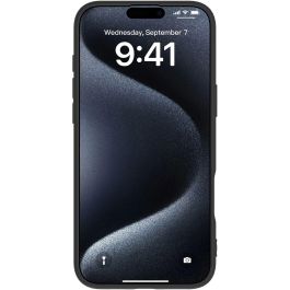 eSTUFF Funda TPU INFINITE VIENNA para iPhone 16 - 100% Plástico Reciclado Negra