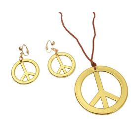 Colgante y pendientes hippies 7 cm/3 cm Colgante y pendientes hippies 7 cm/3 cm