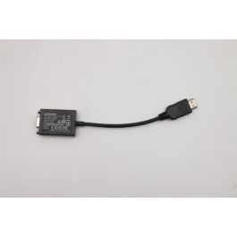 Lenovo Adaptador HDMI a VGA para Monitor, Convierte Señales Digitales a Analógicas, Soporta 1080p (1920x1080@60Hz) para Pantallas VGA.
