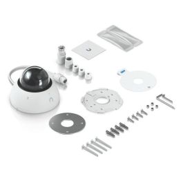 Ubiquiti Cámara Domo 4K (3840x2160) 8MP PoE Resistente al Vandalismo IP66 IK10 con IA, Visión Nocturna IR Larga Distancia