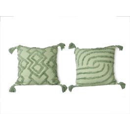 Cojin Bordado Verde 45X45 Cm Surtidos Giftdecor (9 Unidades) Cojin Bordado Verde 45X45 Cm Surtidos Giftdecor (9 Unidades)