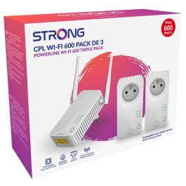 Strong Kit CPL STR1696413854601 - FUERTE - Paquete triple Powerline Wi-Fi 600 - Punto de acceso de 300 MB Precio: 94.50000054. SKU: B1EKJNEP3Y