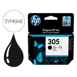 HP 3YM61AE Cartucho de Tinta Negro Original para Impresoras HP ENVY y DeskJet Precio: 14.58999971. SKU: S8409439