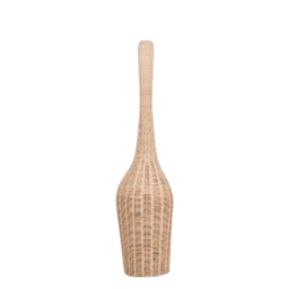 Lampara Pie Tropical DKD Home Decor Marron Claro 25 x 85 x 25 cm
