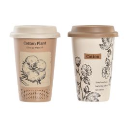 DKD Home Decor Mug Cottage 390ml Porcelana New Bone Apto Microondas y Lavavajillas Beige Marrón Claro Pack 12 Unidades Precio: 54.47178. SKU: B18W6G7T9M
