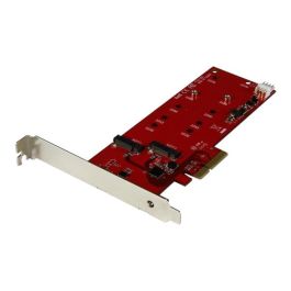 StarTech.com PEX2M2 - Tarjeta Controladora M.2 SATA PCIe 2.0 x2 con 2 Puertos para SSD, 6 Gbps, con Soporte de Perfil Bajo Precio: 96.8899998. SKU: B1HQVD9HAP