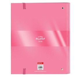 Carpeta de anillas BlackFit8 Glow up A4 Rosa (27 x 32 x 3.5 cm)
