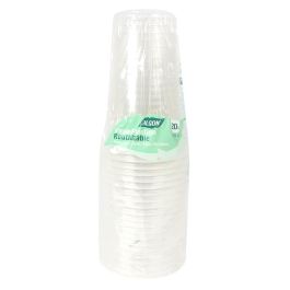 Set de 20 vasos transparentes 300 cc Algon (24 Unidades) Set de 20 vasos transparentes 300 cc Algon (24 Unidades)