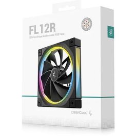 Deepcool FL12R ARGB Ventilador Caja 120 mm para PC con Iluminación RGB Direccionable y Control PWM para Mejorar Refrigeración