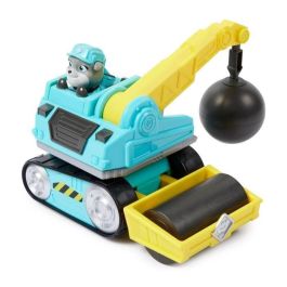Spin Master 6069659 Patrulla Canina Equipo Rubble: Vehículo Clásico de Motor, Tractor de Demolición Juguete para Niños +3 Años