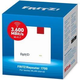 AVM FRITZ!Repeater 1700 Wi-Fi 7 Repeater de Red Gigabit Ethernet Rojo Blanco 20003116