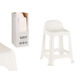Taburete Alto Plast Blanco Kipit 40X59CM (12 Unidades) Taburete Alto Plast Blanco Kipit 40X59CM (12 Unidades)