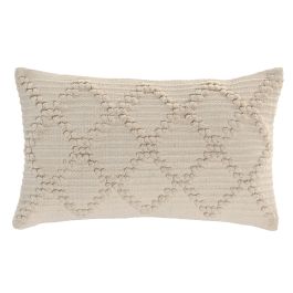 DKD Home Decor Pack de 2 Cojines Boho de Algodón Crudo 30x50 cm, Hechos a Mano, con Cremallera y Relleno de 380g Precio: 22.49999961. SKU: B12Z9SXC89