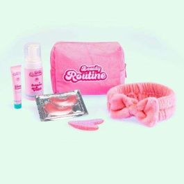 Nice Set Cuidado Facial Infantil Completo: Hidratante, Limpiador, Mascarilla, Parches Ojos, Bolsa Reversible y Accesorios (8 Piezas)