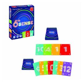 Jumbo Juego Mesa 6th Sense Juego de Cartas Familiar para Mayores de 10 Años Predice Gana Puntos y Evita Penalizaciones