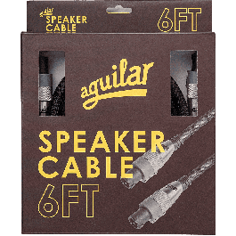 Aguilar Cable Altavoz Speakon-Speakon - 1,80 M - Negro - Conectores Neutrik - Calidad Sonora Excepcional para Bajistas
