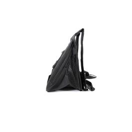 Mochila Canguro Práctica Negra de Poliéster 30x20x34cm, Diseño Ligero y Discreto, Peso Máx. 3.5kg