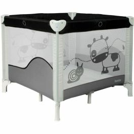 Bambisol Parque y Cuna Plegable para Bebé 90x90cm con 2 Niveles para Dormir y Jugar, Desde Nacimiento hasta 15kg, Bolsa de Transporte