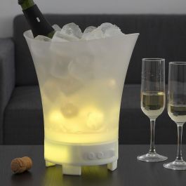 Cubitera LED con Altavoz Recargable Sonice InnovaGoods