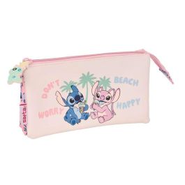 Safta Estuche Escolar Portatodo para Material Escolar, Triple Cremallera, Colección Stitch Beach, Dimensiones 120x30x220 mm Precio: 8.68999978. SKU: B1B4DJFPAQ