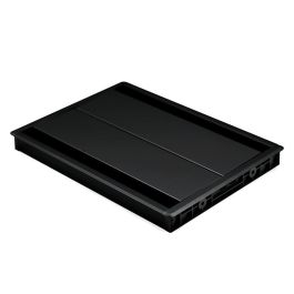 HERRAJES ALK Pasacable con Tapa Amortiguada Acabado Negro Precio: 33.4999995. SKU: B1AF5FACXS