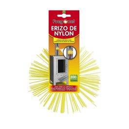 Fuegonet - Massó Deshollinador erizo de nylon Ø200 mm para tubos de acero inoxidable y galvanizados