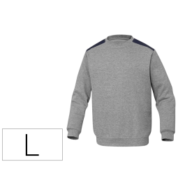 Deltaplus Sudadera Oline Sweat con Refuerzo en Espalda y Codos Gris Talla L Precio: 28.9500002. SKU: B18LGXHPA8
